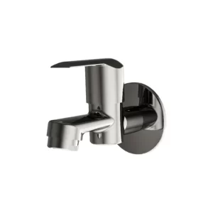 Shell Bib Cock Short Body with Wall Flange