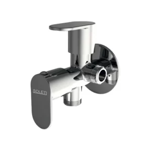Bolt Two Way Angle Cock with Wall Flange