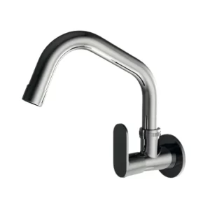 Bolt Sink Cock Swinging Spout with Wall Flange