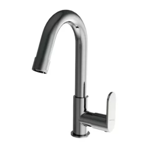 Bolt Swan Neck Pillar Cock with Swinging Spout