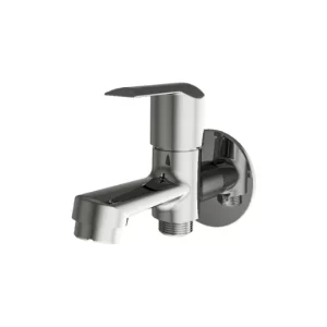 Shell Two Way Bib Cock With Wall Flange