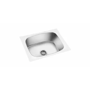 Shell Single Bowl Kitchen Sink - 18"x16"x8" Inch