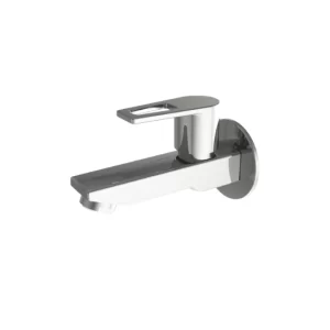 Aspire Bib Cock Long Body with Wall Flange
