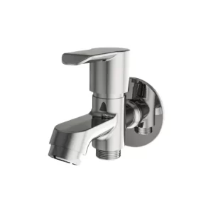 Grace Two Way Bib Cock with Wall Flange