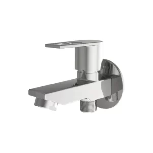 Aspire Two Way Bib Cock with Wall Flange