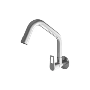 Aspire Sink Cock Swinging Spout with Wall Flange