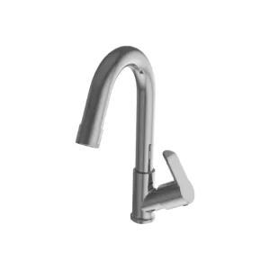 Grace Swan Neck Pillar Cock with Swinging Spout