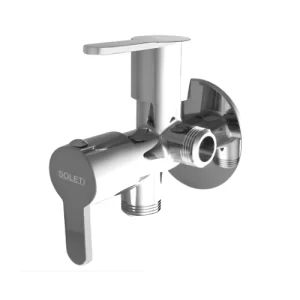 Ultra Two Way Angle Cock with Wall Flange