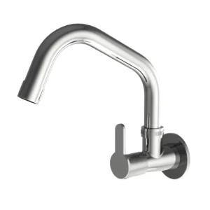 Ultra Sink Cock Swinging Spout with Wall Flange